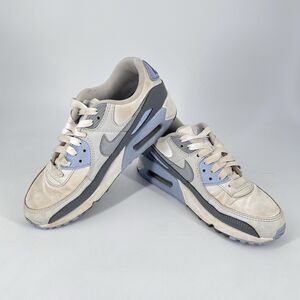 Nike Air Max Sneakers Unisex Kids 6.5Y White Gray Blue FB8570-100